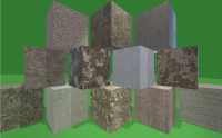 Materials Concrete PBR 2K Pack 1